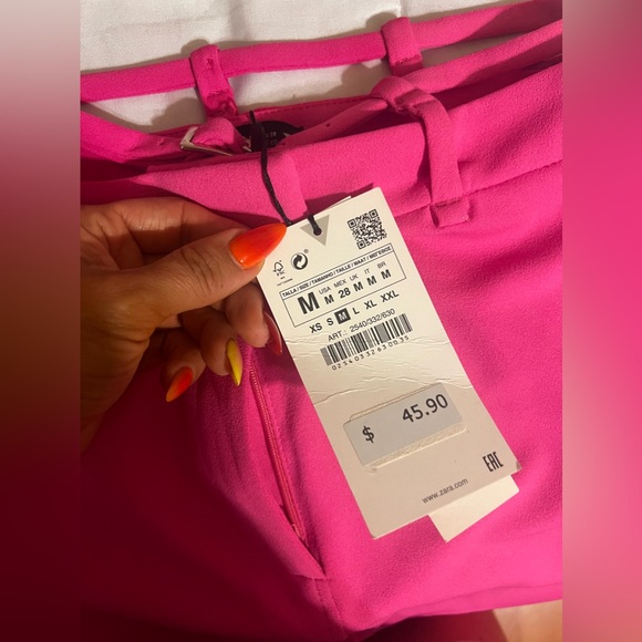 Brand new with tags ZARA pink skirt set size M - Picture 7 of 8